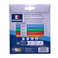 Disque perforé agrippant - 8 trous - Grain 40 - Lot de 5 - D125mm